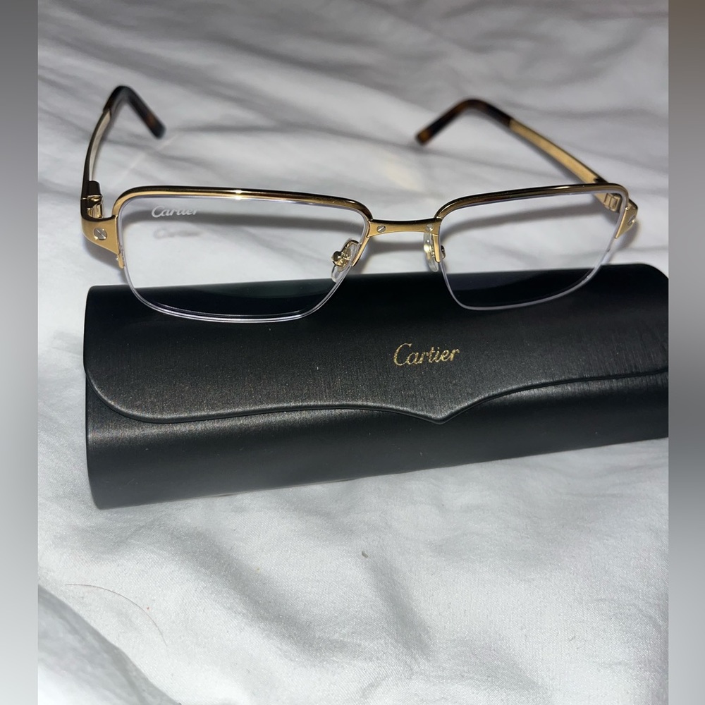 Cartier eye glasses.